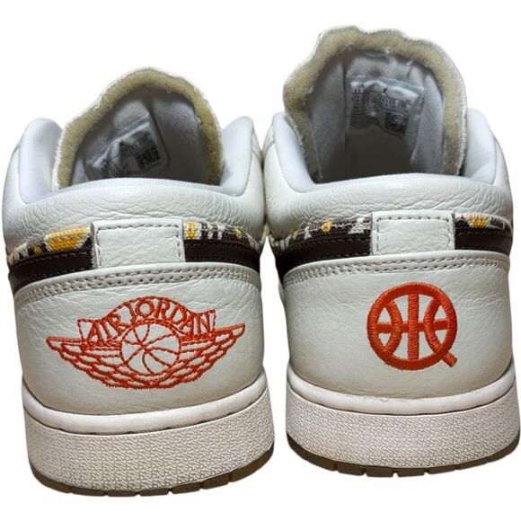 Air Jordan 1 Low Quai 54 2020 CZ4155-100 Sail Brown Mens 11.5 - Picture 4 of 8